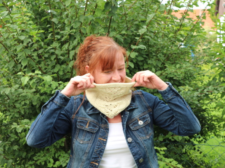 Strickanleitung für Anfänger Schlauchschal