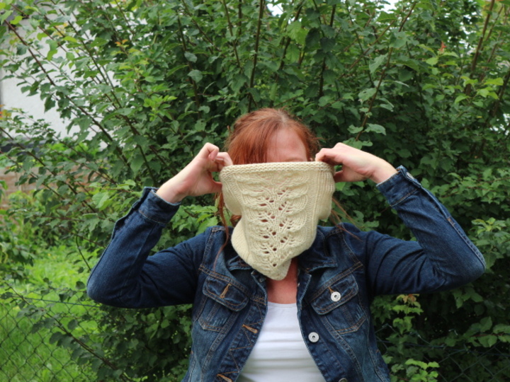 Strickanleitung für Anfänger Schlauchschal