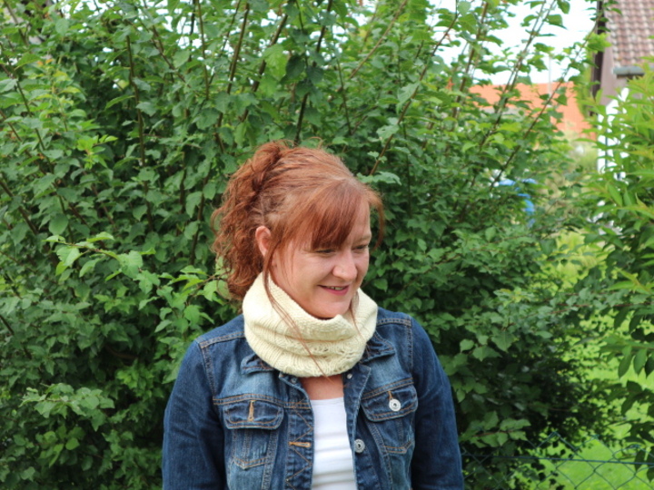 Strickanleitung für Anfänger Schlauchschal