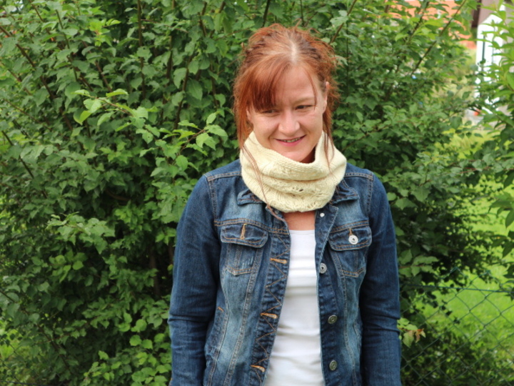 Strickanleitung für Anfänger Schlauchschal