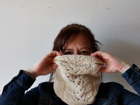 Strickanleitung für Anfänger Schlauchschal