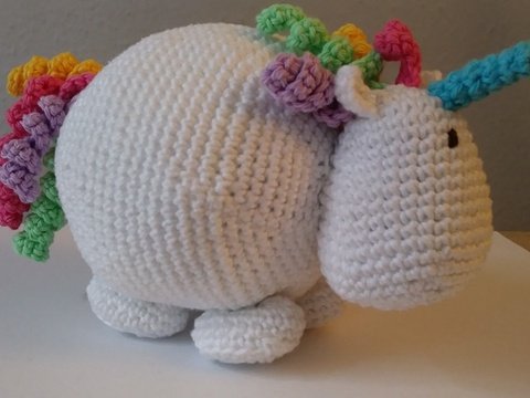 Häkelanleitung Einhorn Leonora