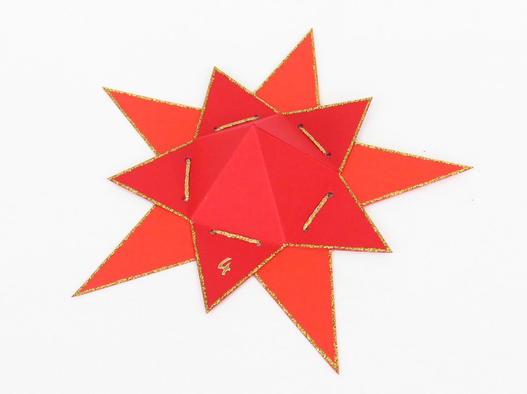 Adventskalender – Sterne – Bastelvorlagen und Anleitung - Bild 4