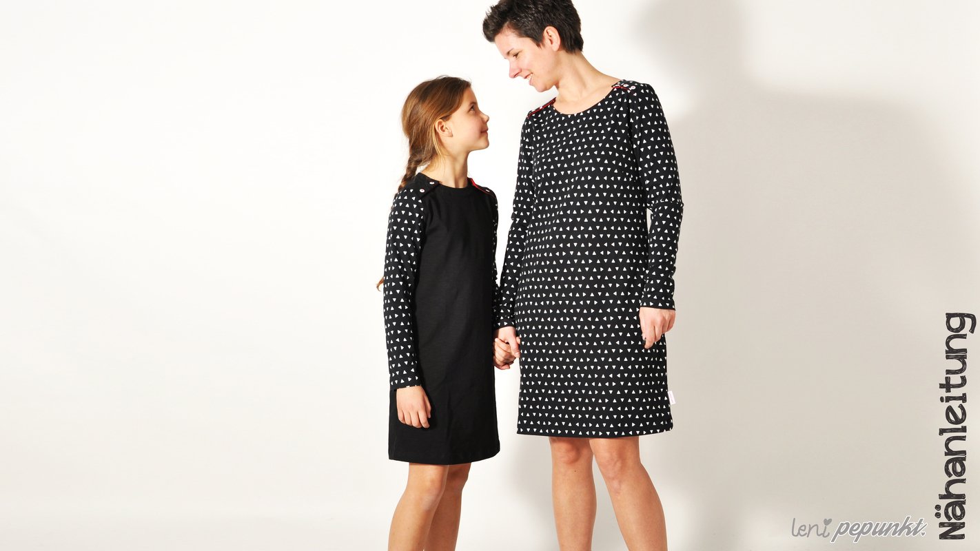 eBOOK SET # 99+100 "BASIC.shirt und -kleid" Mutter-/Kind-Kombi