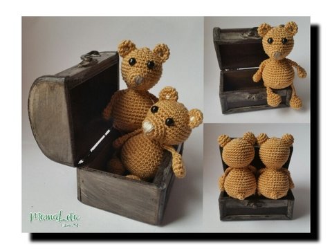 Amigurumi Schlenker-Bärchen - Häkelanleitung