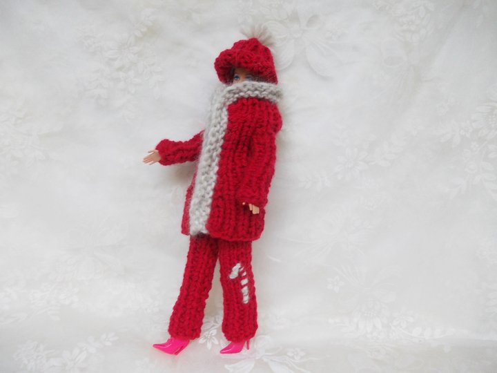 Strickgarnituren für Puppen, Grobstrick, auch für Anfänger