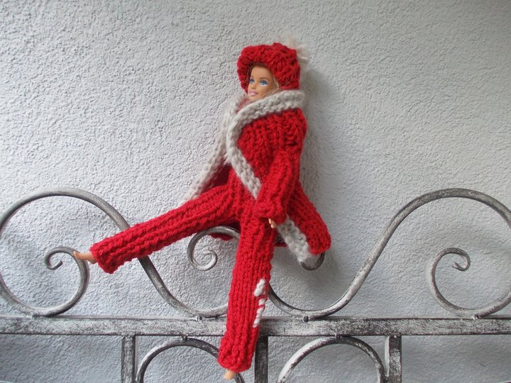 Strickgarnituren für Puppen, Grobstrick, auch für Anfänger