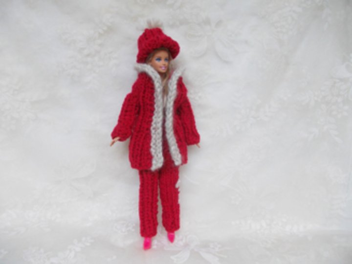 Strickgarnituren für Puppen, Grobstrick, auch für Anfänger