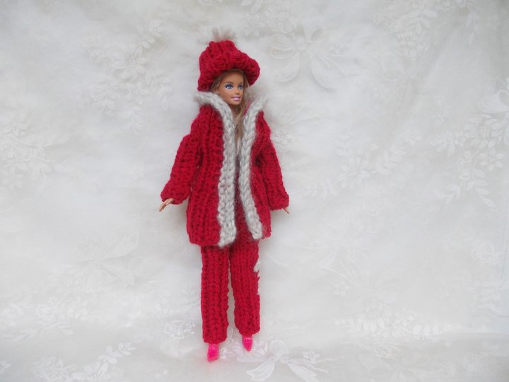 Strickgarnituren für Puppen, Grobstrick, auch für Anfänger