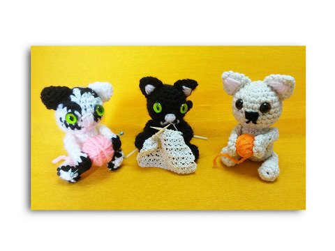 Häkelanleitung -  Katzenbabys