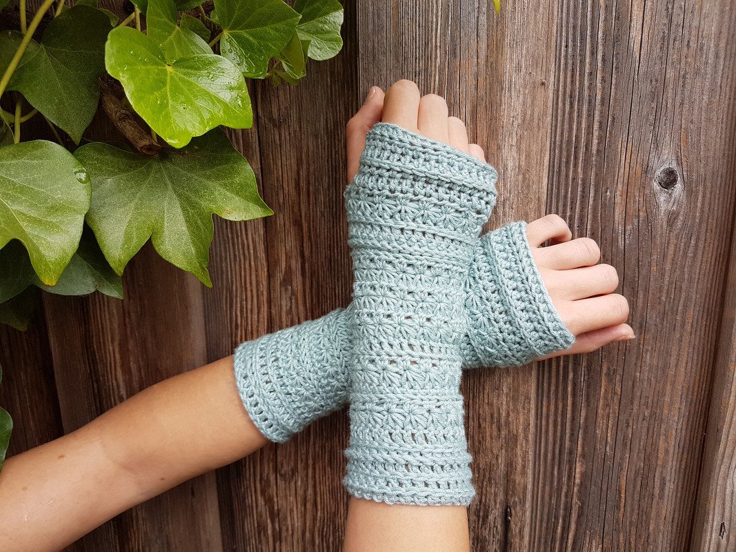 Häkelanleitung Armstulpe "Annabell"