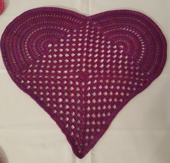 HerzchenDeckchen, Häkelanleitung, Größe individuell anpassbar