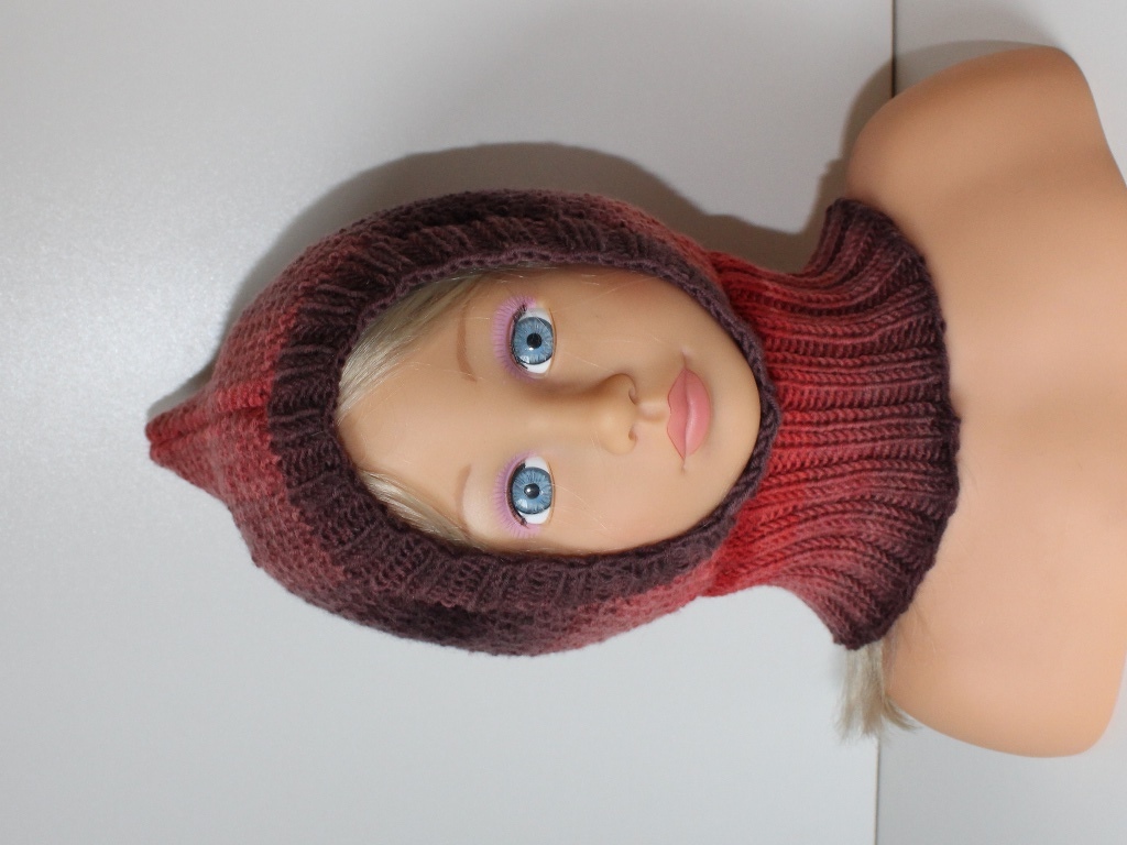 Strickanleitung Schalmütze / Schlupfmütze 2 Größen, ca. 1-4 Jahre, unisex