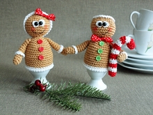 Häkelanleitung Eierwärmer Lebkuchenmännchen - PDF Datei