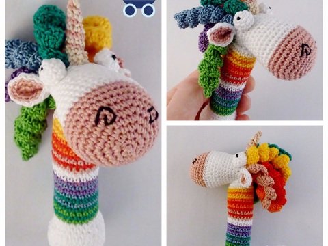 Babyrassel Einhorn Cindy