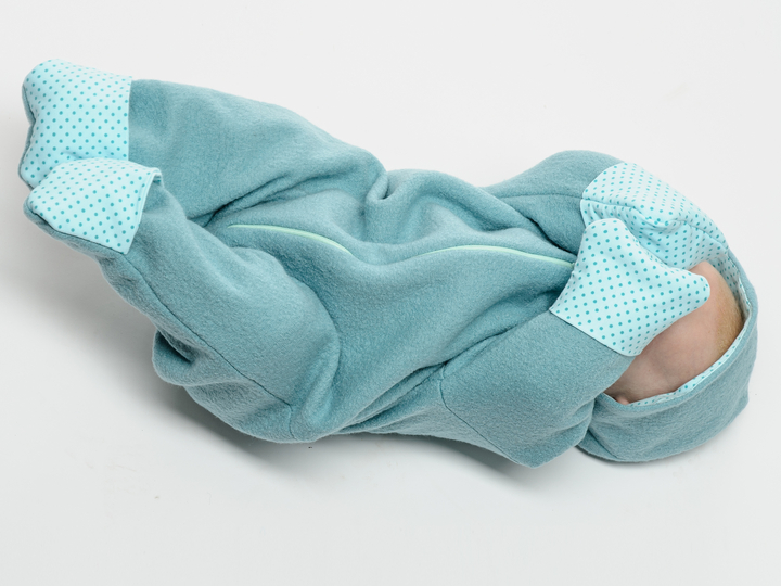 Baby Overall SOLE – Kapuze Umschläge 56/62–80/86