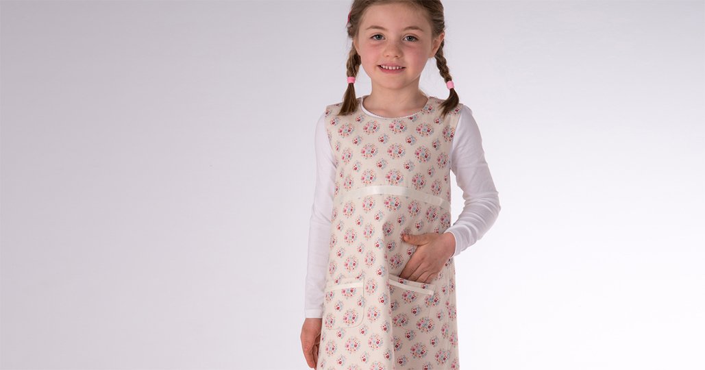 Reversible Baby Girls Dress Sewing Pattern PDF ELENA 