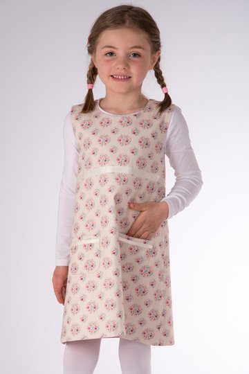 Reversible Baby Girls Dress Sewing Pattern PDF ELENA 