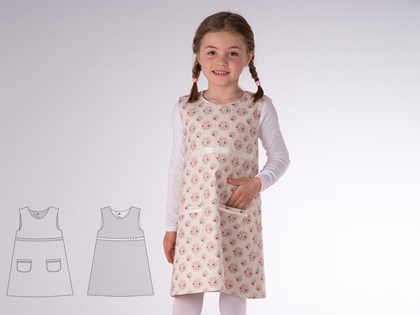 Elegantes Wendekleid für Babys: Schnittmuster ELENA