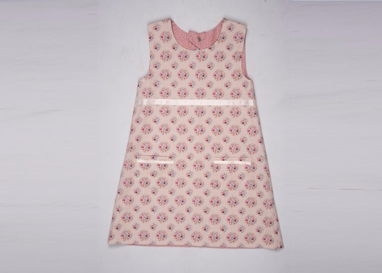 Girls Reversible Dress ELENA – PDF Pattern 2y/3y-12y/13y