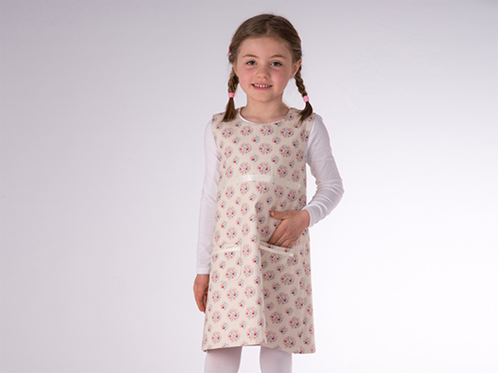 Mädchen Wendekleid ELENA – Tunika Kleid Datei 92/98–152/158