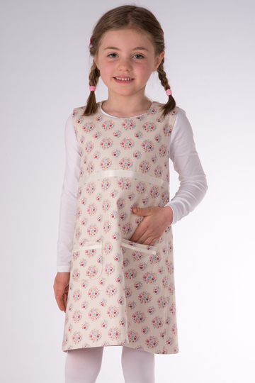 Mädchen Wendekleid ELENA – Tunika Kleid Datei 92/98–152/158