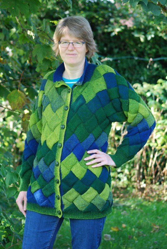 Anleitung gestrickte Jacke in Entrelac-Technik - Bild 7