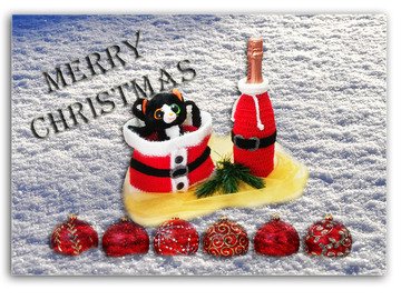 Häkelanleitung - Geschenkverpackung "Santa"