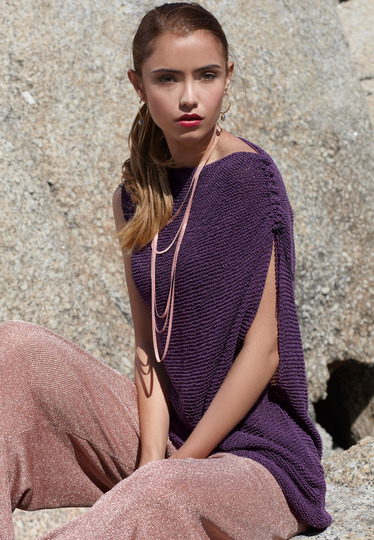 Strickanleitung Longtop Marine