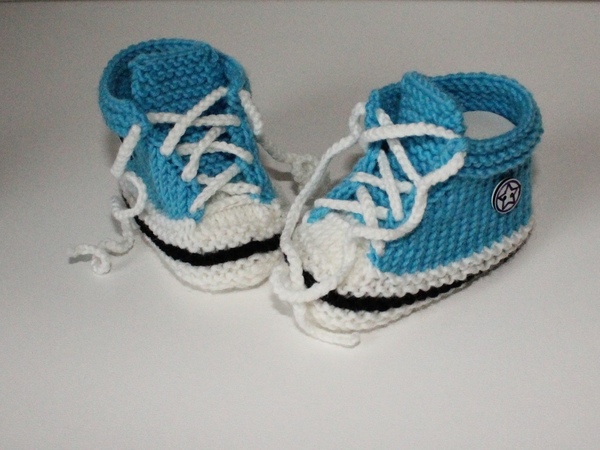 Strickanleitung Baby Turnschuhe Booties In 2 Grossen