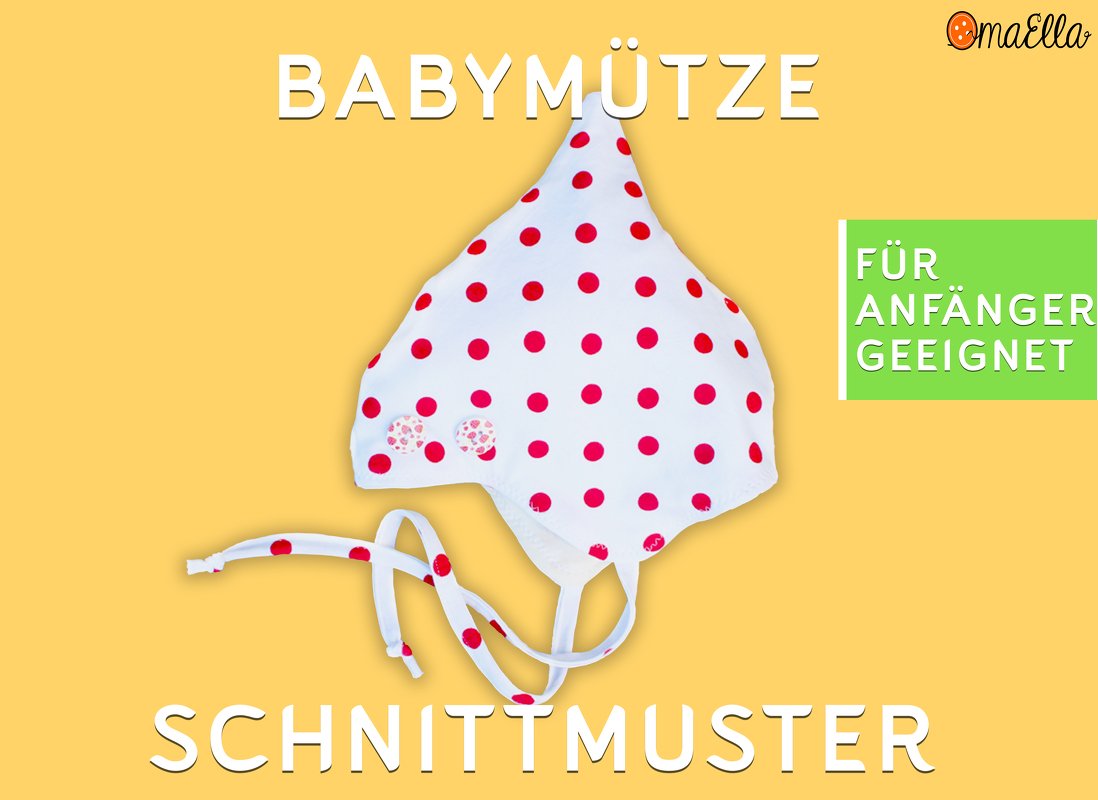 Babymütze  "Zwergchen" - Nähanleitung-Schnittmuster