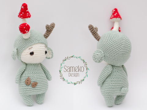 Fungo der Waldgnom - Häkelanleitung