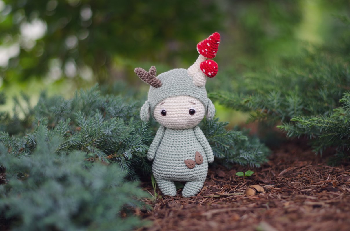 Fungo der Waldgnom - Häkelanleitung - Bild 2