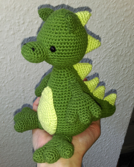 Häkelanleitung Drache Egon PDF