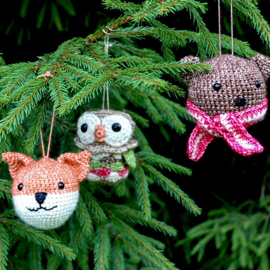 Tierkugel Brownie der Bär - Häkelanleitung Tierkugel