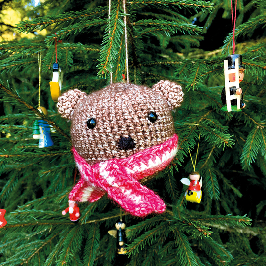 Tierkugel Brownie der Bär - Häkelanleitung Tierkugel