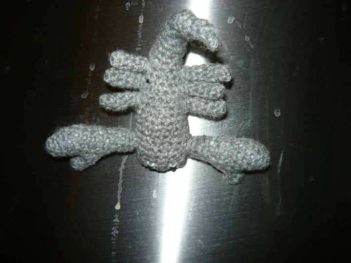 Häkelanleitung Skorpion Magnet