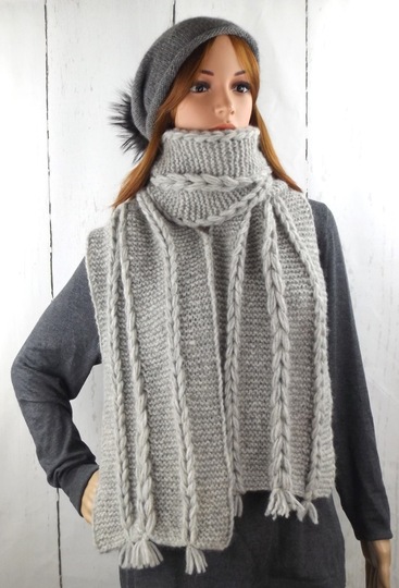 Strickanleitung XXL - Kuschelschal "Alpakatraum"