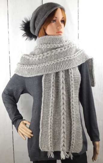 Strickanleitung XXL - Kuschelschal "Alpakatraum"