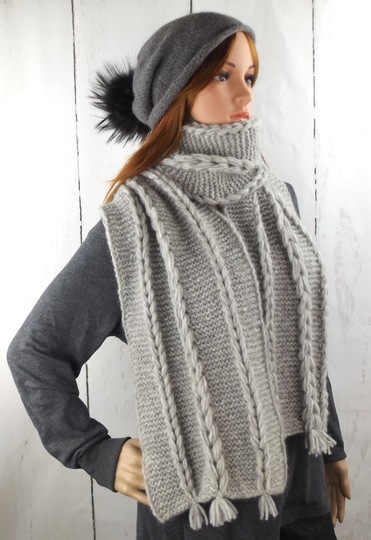 Strickanleitung XXL - Kuschelschal "Alpakatraum"