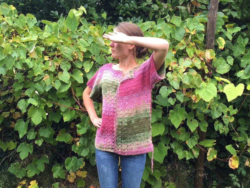Shirt "Waldbeere" häkeln - alle Größen, alle Garne - Bild 3