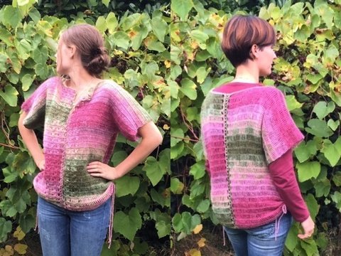 Shirt "Waldbeere" häkeln - alle Größen, alle Garne