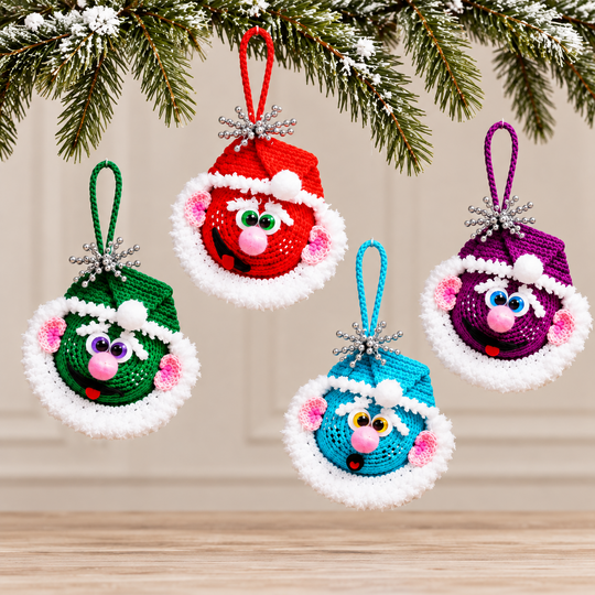 Crochet Pattern Santa Ball