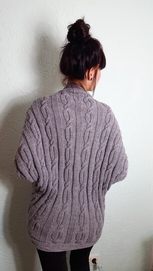 88 Strickanleitung Seelenwärmer Zopfmuster Bella 2