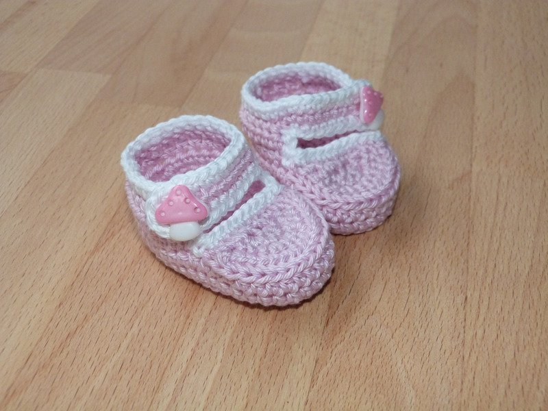 Crochet pattern for lovely doll's ballet flats (ballerinas) - Image 3