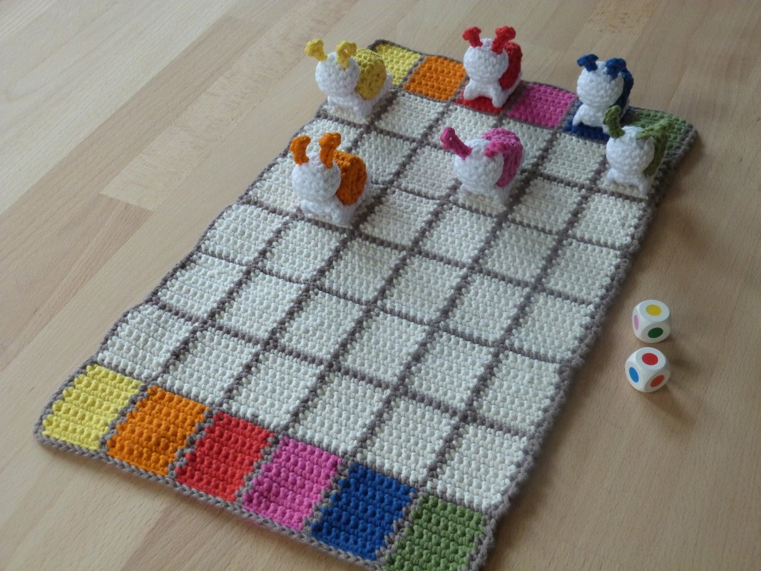 Crochet pattern for a funny family game "Snail race" - Image 4
