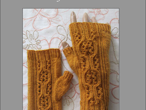 Handstulpen/Pulswärmer "Morgentau" für Erwachsene