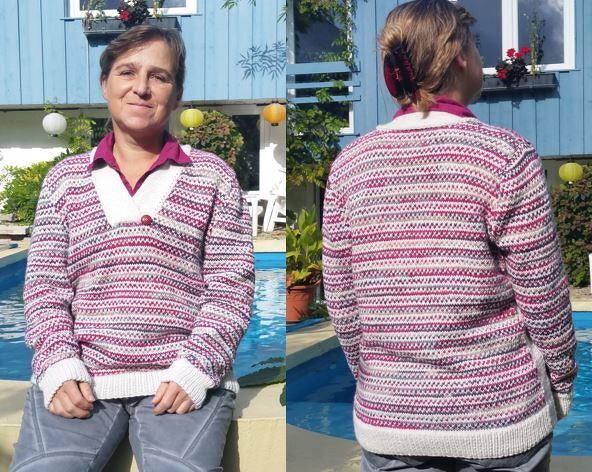 Pullover aus Merino-Mix "Milena" Gr.38 (40)