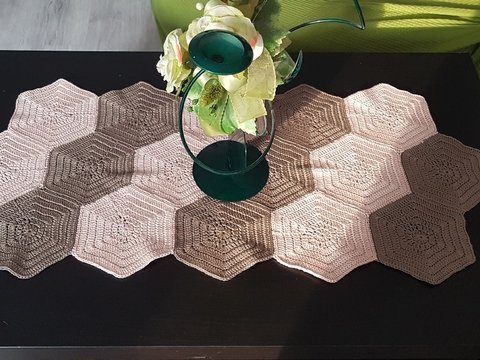 Tischläufer häkeln "elegant"