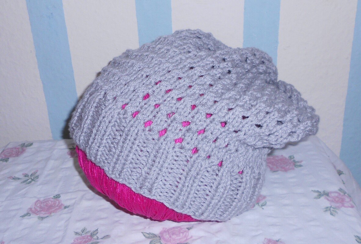 Beanie - 1 Muster 2 Mützen